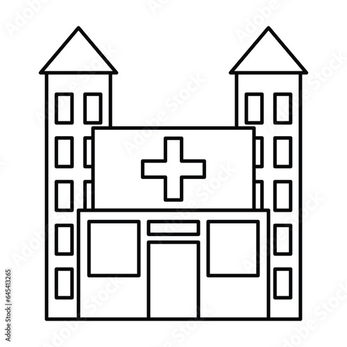 hospital icon design, illustration design