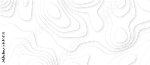 Abstract White paper cut background with lines.3d realistic papercut decoration textured with wavy layers. modern wallpaper texture and 3d realistic design use for banner flyers, posters.