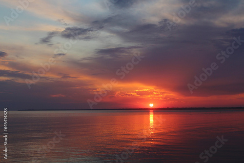 sunset in the sea © laykamars