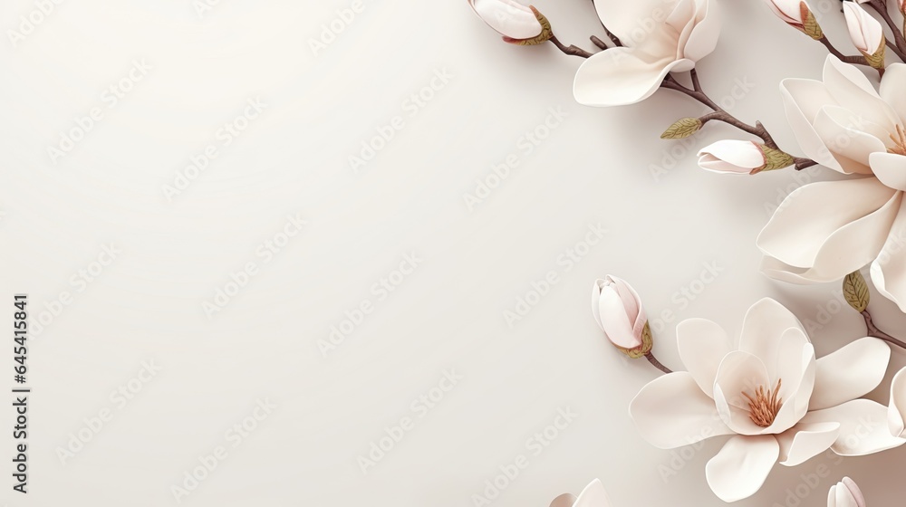 a white background with a bunch of white flowers on it. generative ai a white background with a bunch of white flowers on it. generative ai