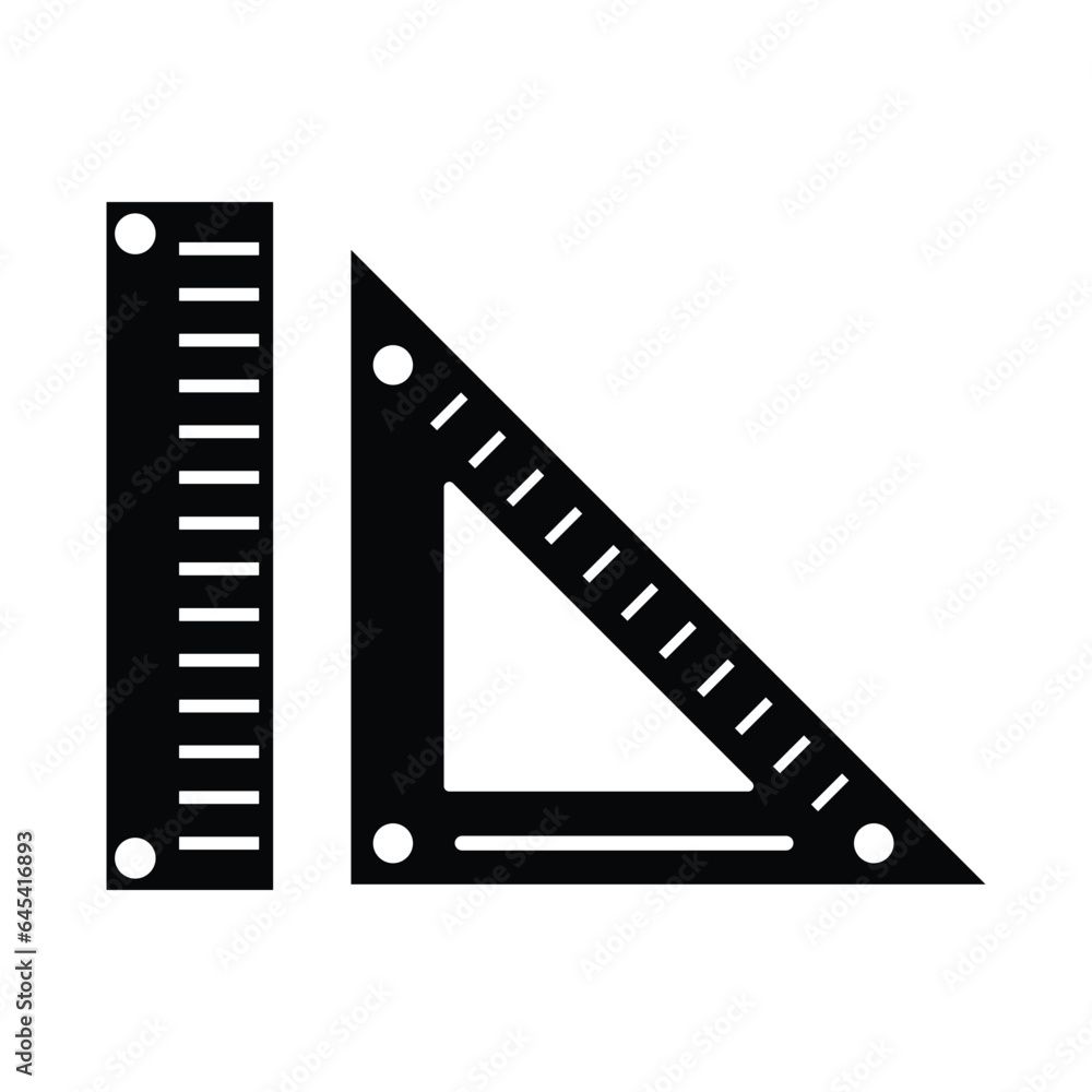Obraz premium ruler icon design, illustration design