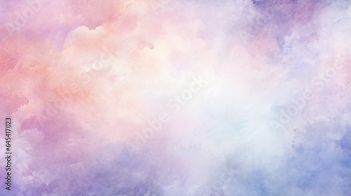  a painting of a blue, pink, and white cloud.  generative ai