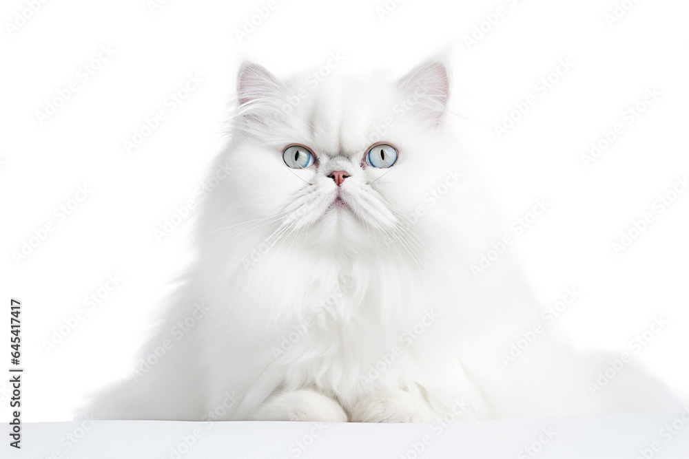 Beautiful Persian cat isolated on transparent background Beautiful Persian cat isolated on transparent background