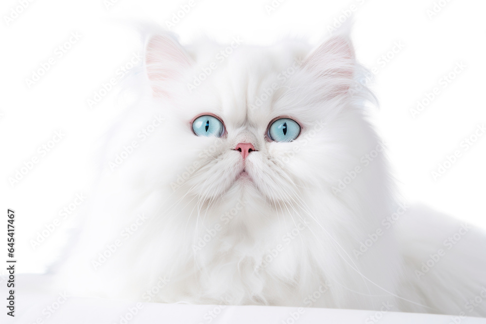 Beautiful Persian cat isolated on transparent background Beautiful Persian cat isolated on transparent background