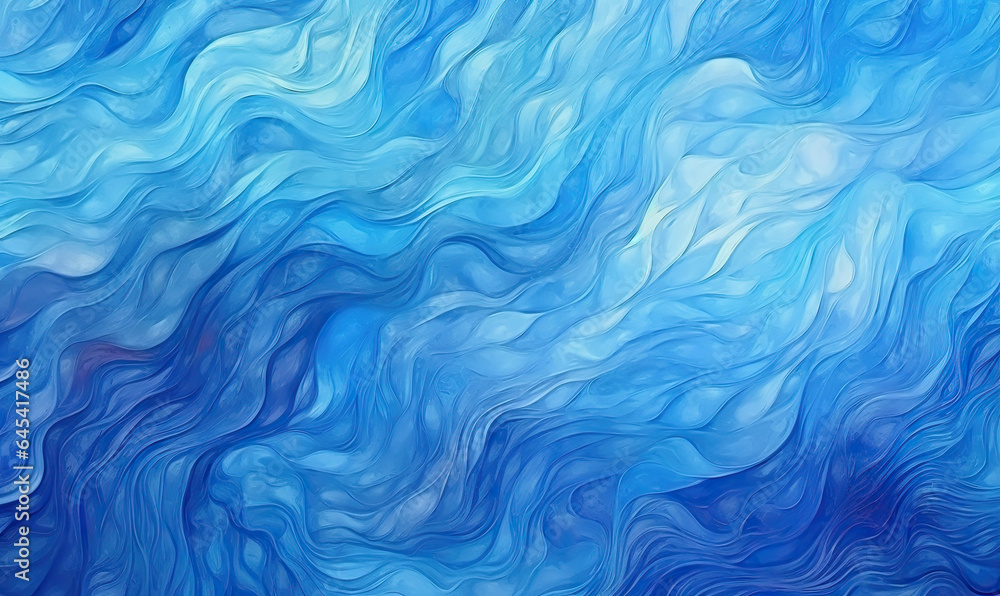 Blue of oil paints background. Blue of oil paints background.
