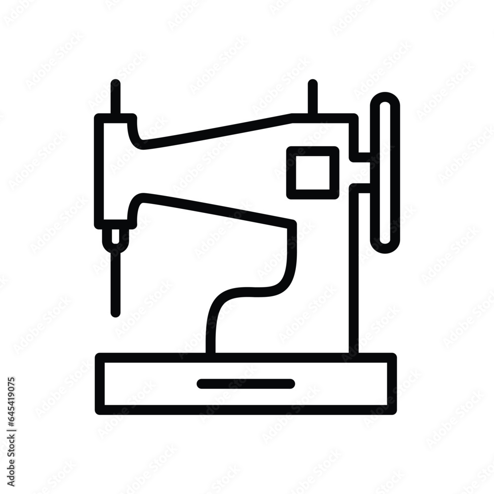 sewing machine icon design, illustration design sewing machine icon design, illustration design