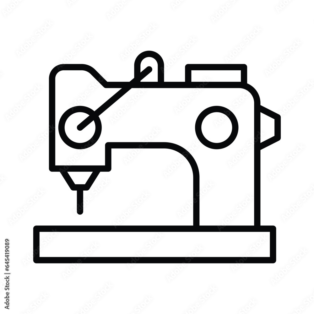 sewing machine icon design, illustration design sewing machine icon design, illustration design