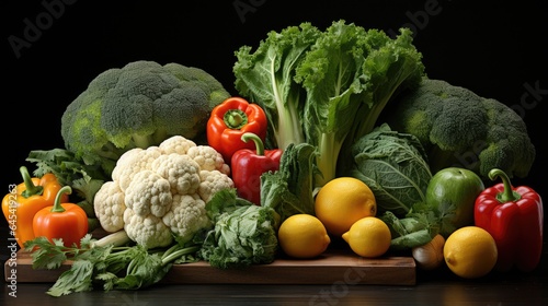 assorted raw organic vegetables Detox diet © MBRAMO