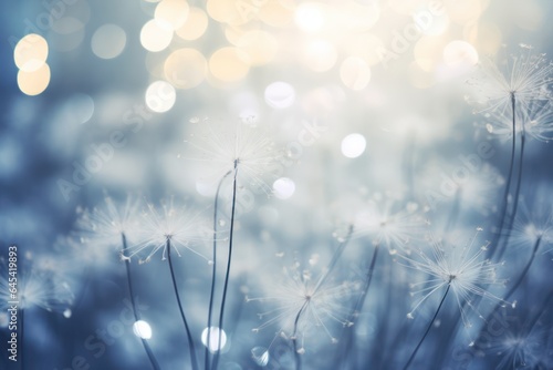 Soft Winter Wonderland Landscape in Soft Focus, with a Blurred Background and Dreamy Atmospheric Qualities with Ample Copy Space  © Pixel Alchemy