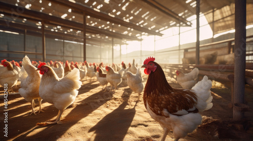 Foto Excellence in Poultry Farming: Nurturing Premium Chickens and Eggs for Discerning Tastes