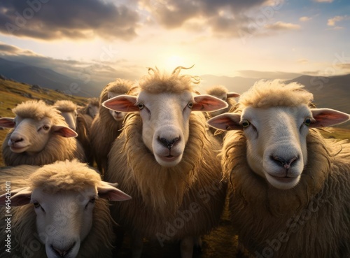 A group of sheep