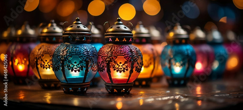 Colorful lanterns. 