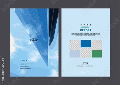 Business Annual Report Cover Design Template 07092023