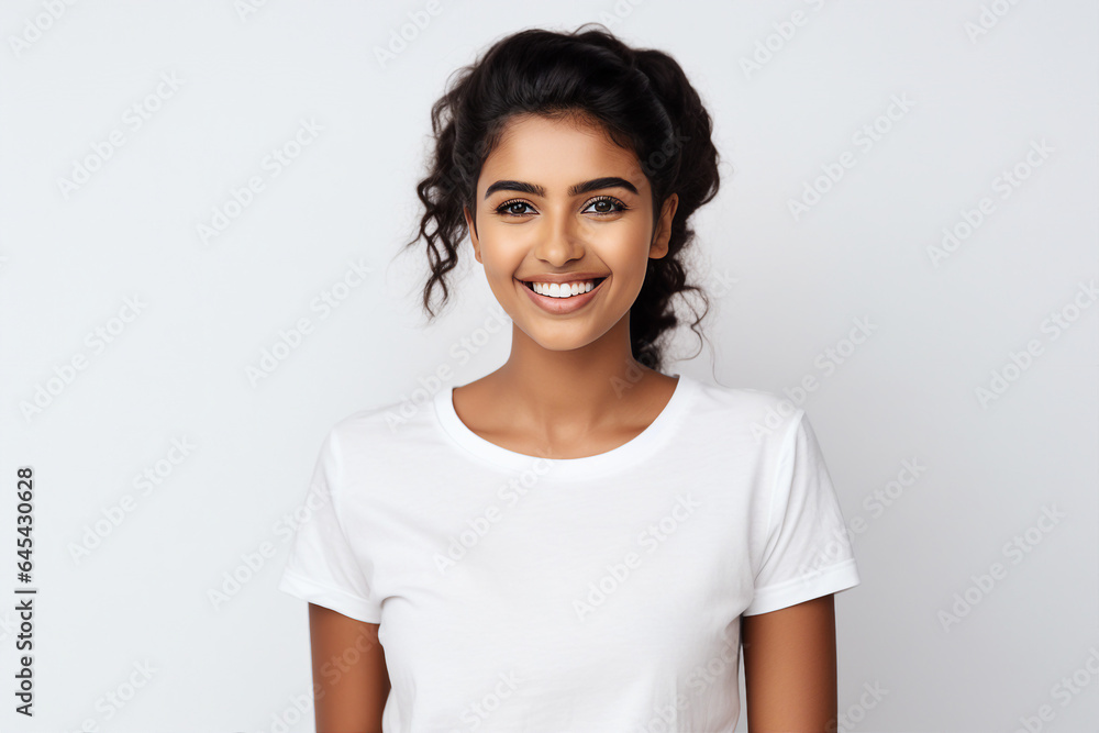 Woman portrait made with Generative AI technology Woman portrait made with Generative AI technology