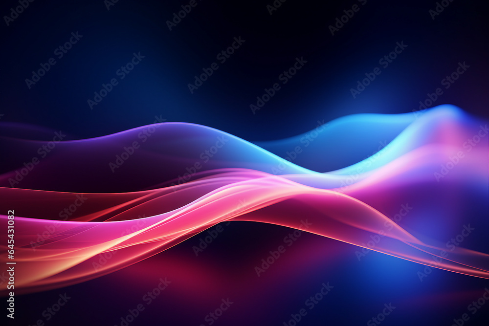 Generative ai collage image picture fast stream ultraviolet bright neon rays flowing Generative ai collage image picture fast stream ultraviolet bright neon rays flowing