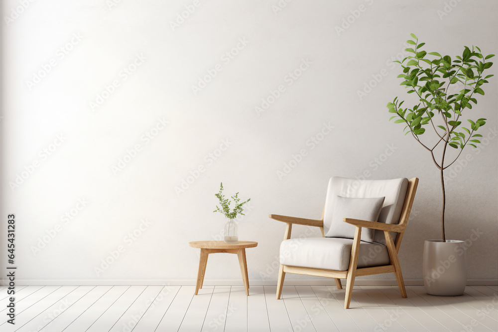 Generative ai photo picture of modern interior design for living dwelling mortgage concept Generative ai photo picture of modern interior design for living dwelling mortgage concept