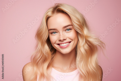 Generative AI portrait picture of young attractive blond hairdo female glamorous style © Tetiana