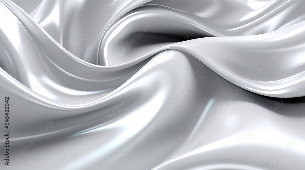 Fototapeta premium Smooth glowing holographic neon palette backdrop. Generative AI