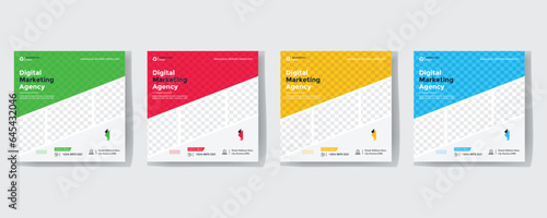 Corporate and digital business marketing promotion post design or social media banner minimal and modern. flyer, poster, banner, brochure, email header, post in social networks, advertising, events.