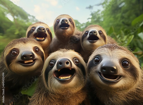 A group of sloths