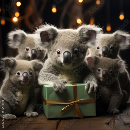 Adorable Baby Koala Celebrating Special Occasions