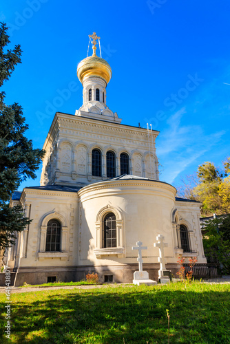 Russian Orthodox Church of Saint Megalomartyr Barbara in Vevey, Switzerland photo