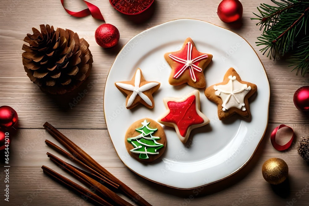 christmas cookies and christmas decorations christmas cookies and christmas decorations