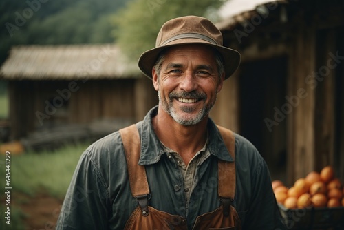 Farmer on his farm