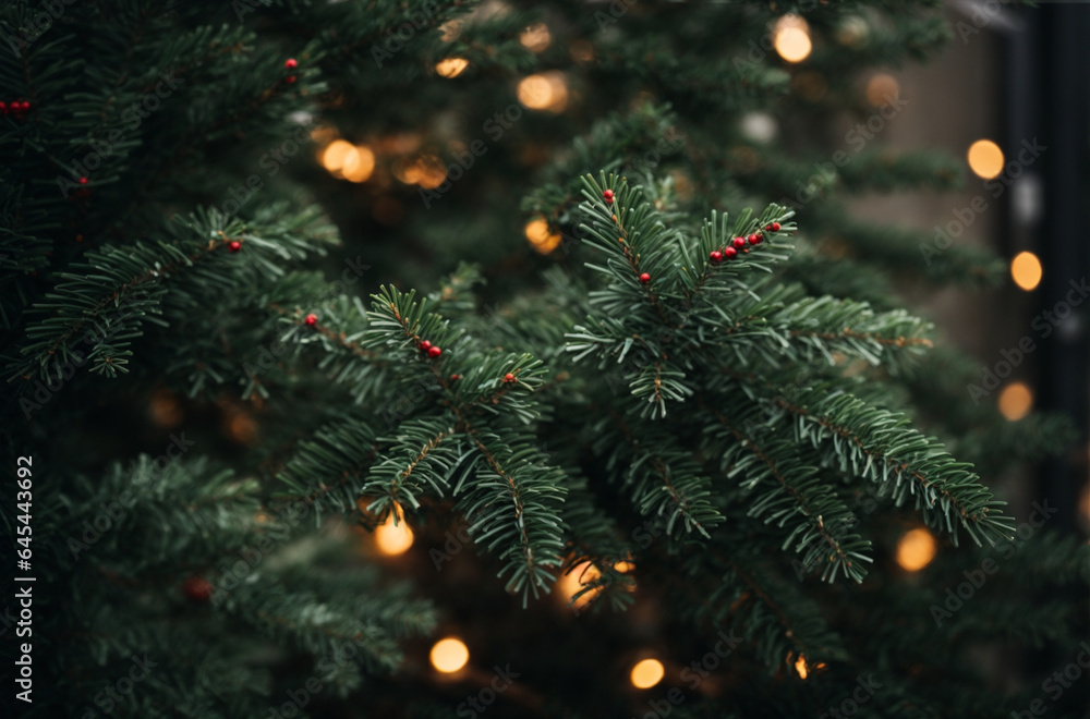 Christmas tree branches background Christmas tree branches background