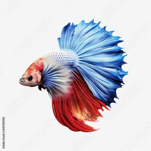 Illustration of betta fish with beautiful color 