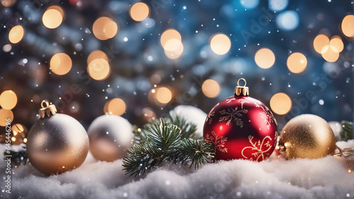 Christmas background with s...