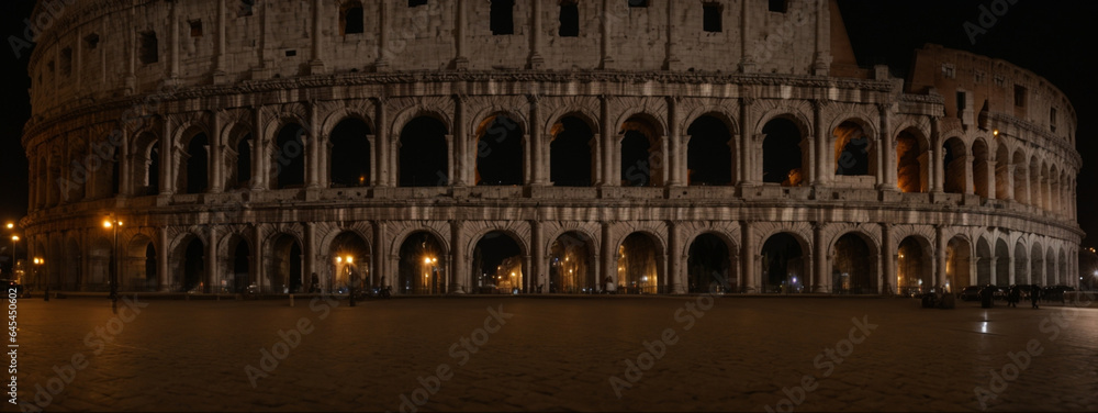 Coliseum at night. Rome - Italy