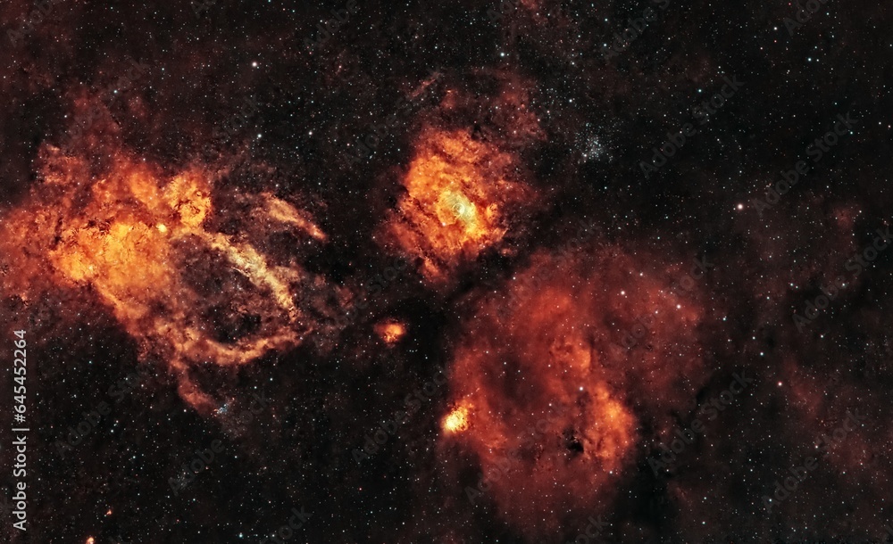 The Bubble and Lobster Claw Nebulae The Bubble and Lobster Claw Nebulae