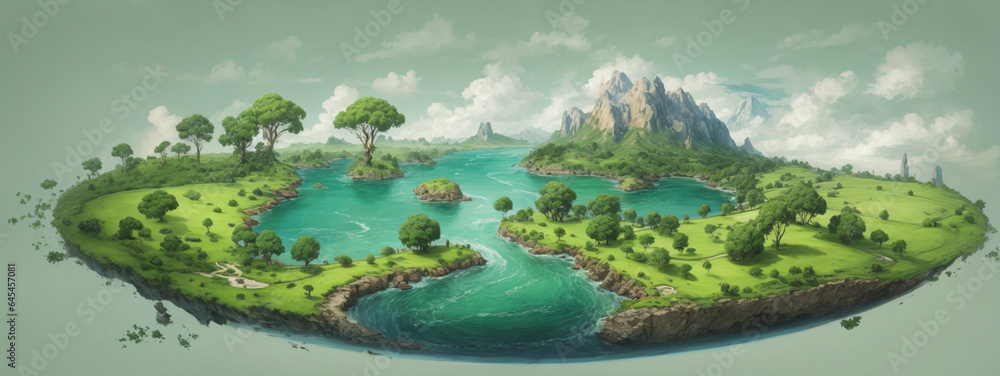 Green planet - Earth Green planet - Earth