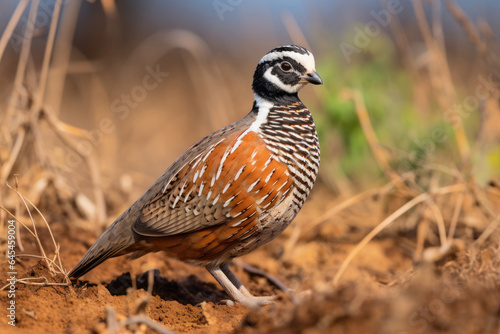 Northern Bobwhite Colinus virginianus in the wild