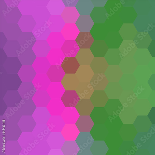 Vector color hexagon pattern. Geometric abstract background with simple hexagonal elements. Medical, technology or science design. eps 10