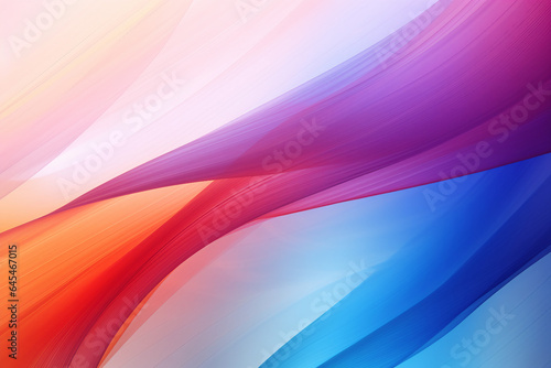 multi-colored abstract background, smooth lines, waves, rainbow color,AI_Generated