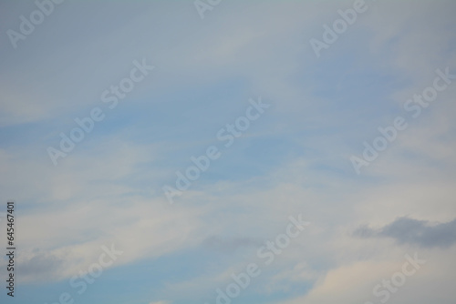 Fototapeta Naklejka Na Ścianę i Meble -  Blue sky background with white clouds