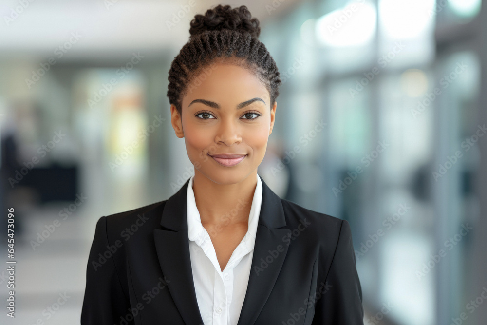 Empowering Leadership: A Close-Up Portrait of a Confident Black Woman Corporate Executive, Advocating Gender Equality, with Ample Copy Space.
Empowering Leadership: A Close-Up Portrait of a Confident Black Woman Corporate Executive, Advocating Gender Equality, with Ample Copy Space.