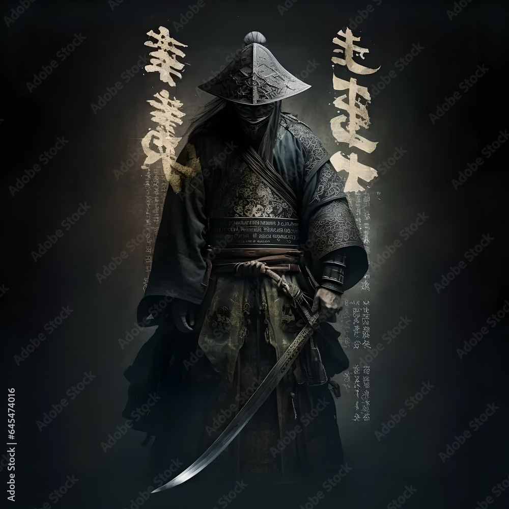 Fototapeta premium Oriental Samurai 