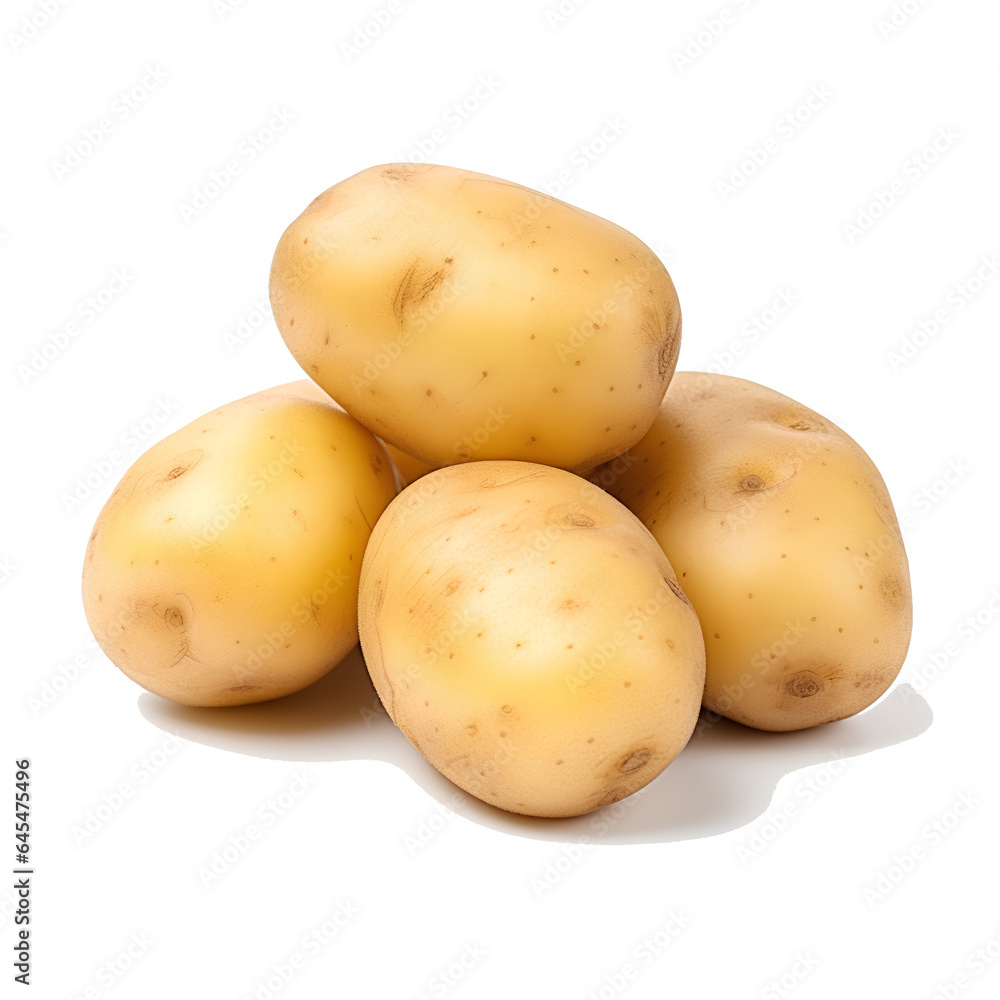 Pile of yellow potatoes graphic resource food. Generative AI Pile of yellow potatoes graphic resource food. Generative AI