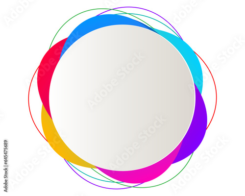 abstract colorful circle background