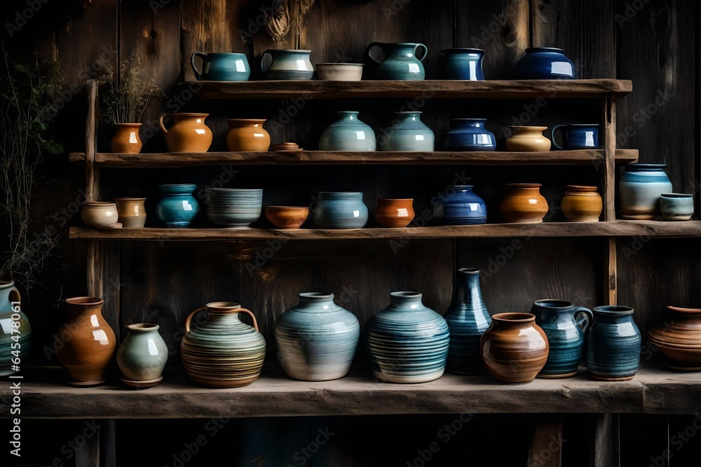 A magic tree that grew in the middle of a forest. The tree had beautiful green leaves, colorful flowers, and sweet fruits - AI Generative