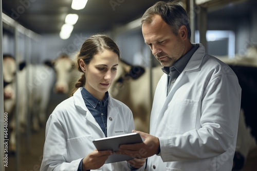 Digital Dairy Mastery The Tablet-Powered Farming Expert, Generative Ai.