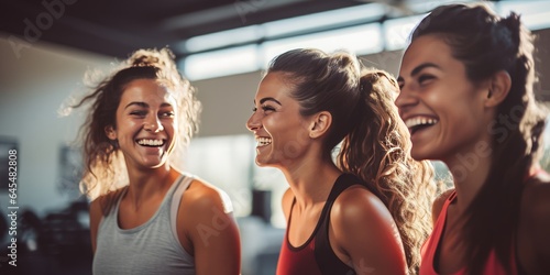 Empowered and Joyful: Three Girls Making Fitness Fun in the Gym