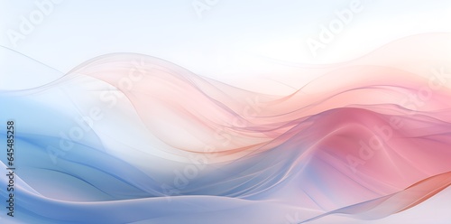 Pastel Breeze: Minimalistic Abstract of Light Blue and Pink, Shimmering Through Gentle Shades, Background in pastel gentle shades