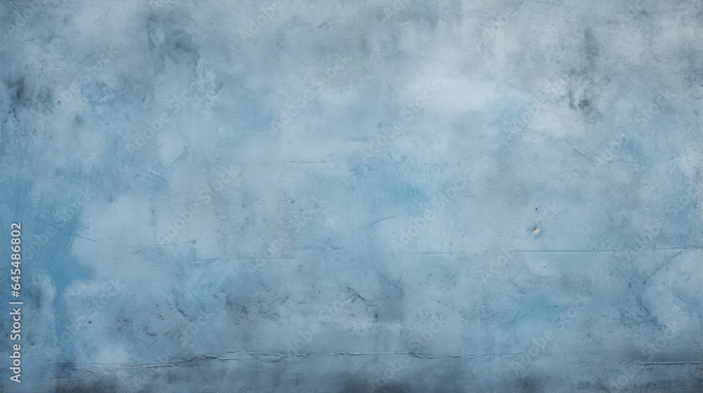 Fototapeta premium abstract grungy blue stucco wall background, generative ai