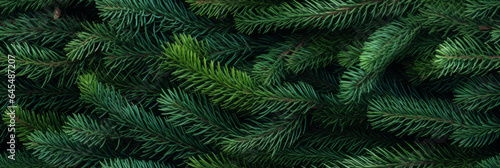 Christmas tree fir branch festive seamless background pattern