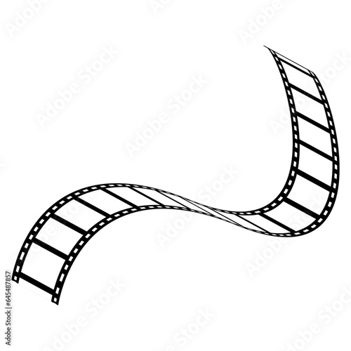 film roll with film strip. movies film background with flim roll. 3d flim roll. Film strip set vector image. film strip isolated on white