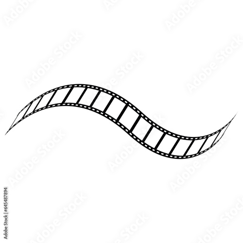 vector film strip. Film strip set vector image. Set of realistic film or movie reels strips vector image. movies film background with flim roll